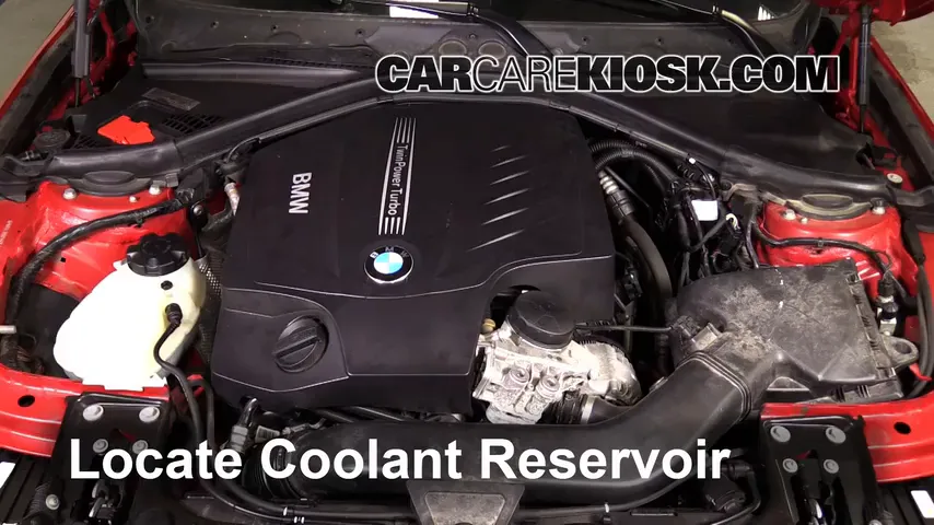 2013 BMW 335i xDrive 3.0L 6 Cyl. Turbo Sedan Coolant (Antifreeze) Add Coolant